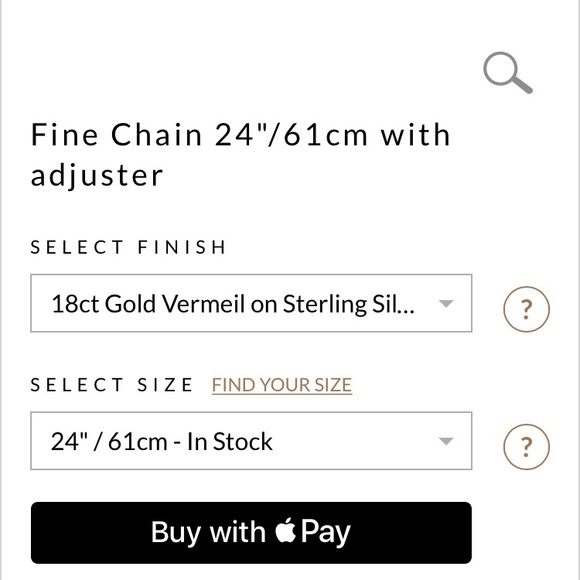 Monica Vinader Marie necklace - Picture 3 of 3